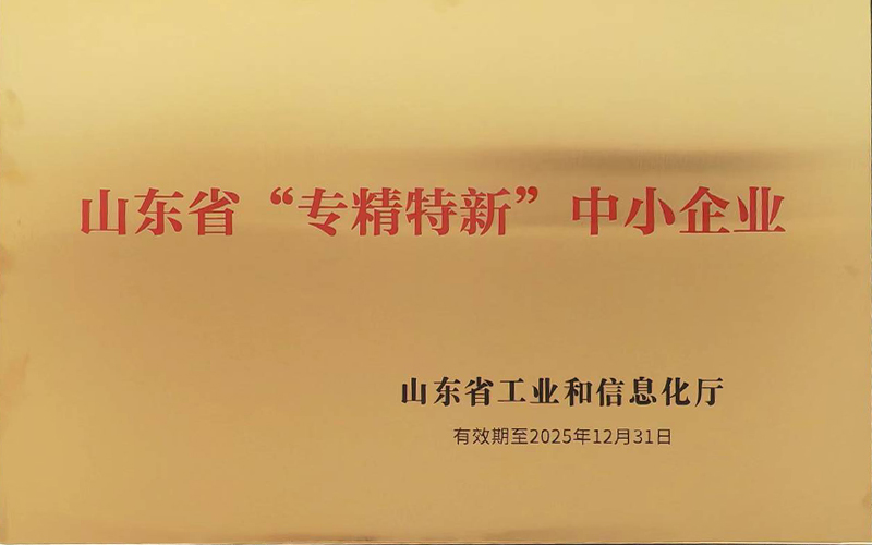 山東省“專精特新”中小企業